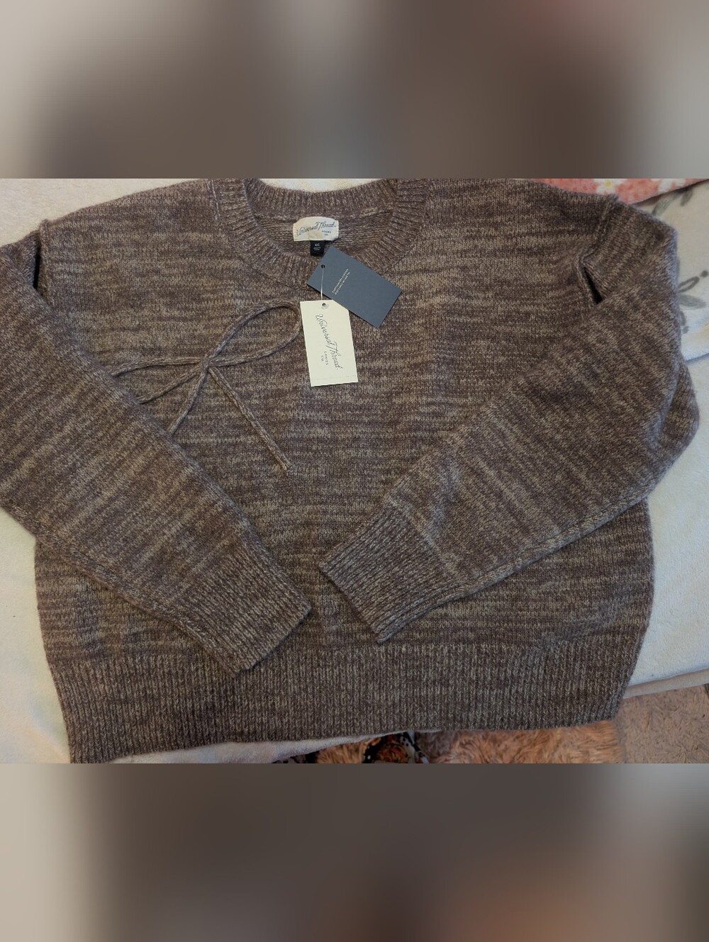 Universal Threads Brown Cashmere Feel Knit Sweater
